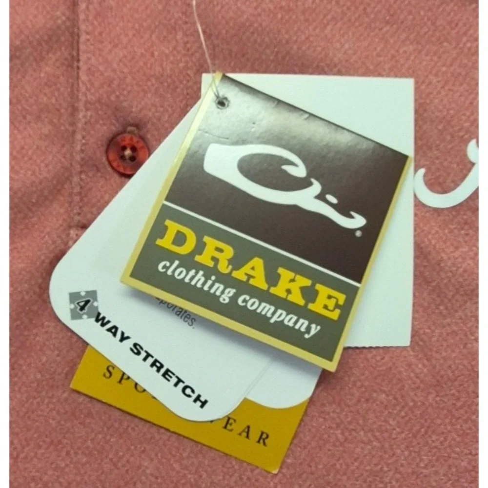 Drake Clothing Co. Alabama Crimson Tide Red Polo Shirt Men's M NWT 